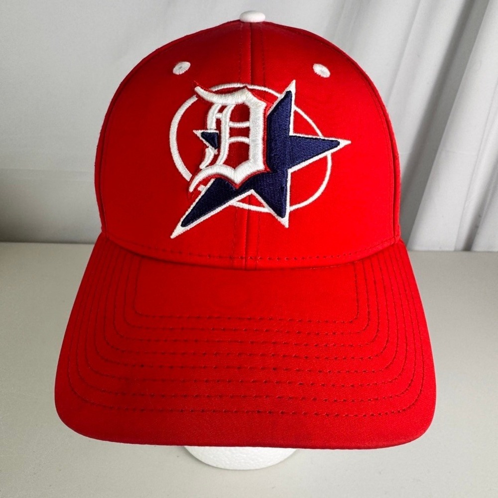 Detroit Metro Stars Game Pro Baseball Cap Red Hat‎ Small Mens Embroidered Logo